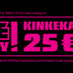 25€ kinkekaart