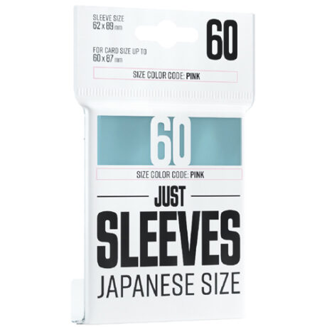 Just Sleeves - Japanese Size Clear (60 Sleeves)