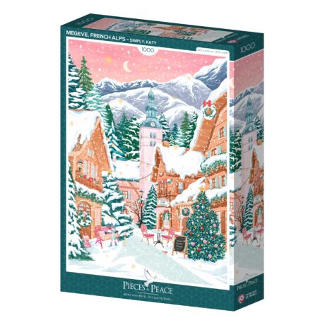 Megeve French Alps, 1000pcs