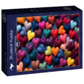 Multicolor Hearts - 500 pcs