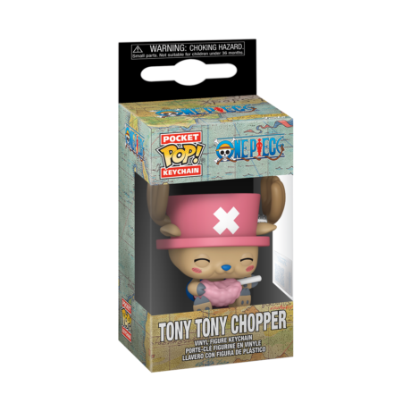 Funko Pop! Keychain: Tony Tony Chopper with Cotton Candy