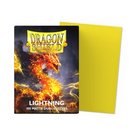 Dragon Shield Dual Matte Sleeves - Lightning (100 Sleeves)